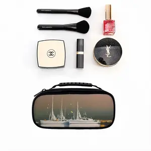 Sailboats Anchored At Sunset Small Storage Bag