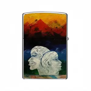 Two Heads And Spectral Landscape (Preliminary Stage) Lighter Case