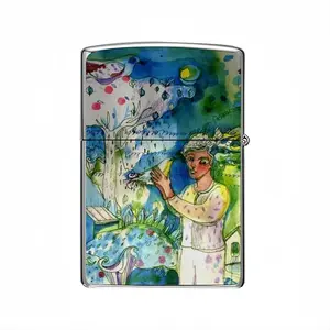 Boy With Bird Lighter Case