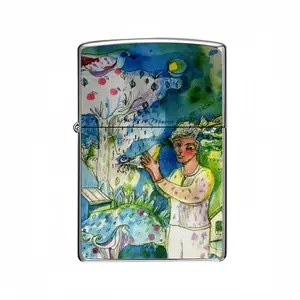 Boy With Bird Lighter Case