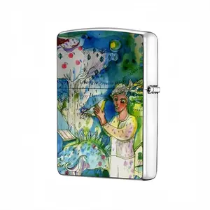 Boy With Bird Lighter Case