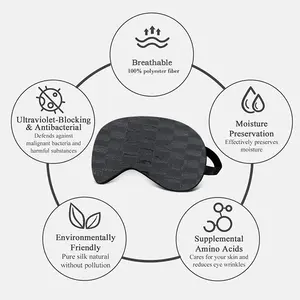 Black Sleep Eye Mask