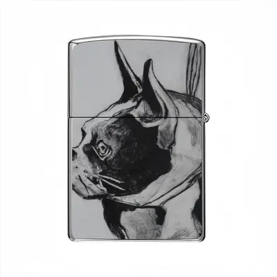 Boston Terrier With A Leash Lighter Case