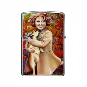 Queen Elizabeth As Child With Her Pet Corgi Dog Lighter Case