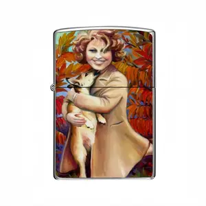 Queen Elizabeth As Child With Her Pet Corgi Dog Lighter Case