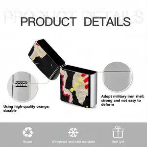 Black Yellow Red Abstract Lighter Case