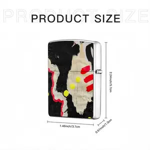 Black Yellow Red Abstract Lighter Case