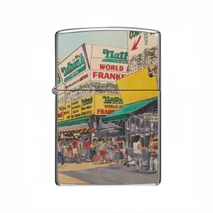 Nathans Of Coney Island New York City Lighter Case