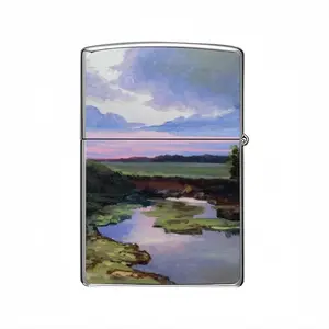 Summer Evening Landscape Lighter Case