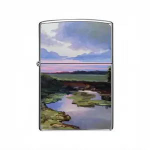 Summer Evening Landscape Lighter Case