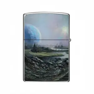 Outer Space Landscape Lighter Case