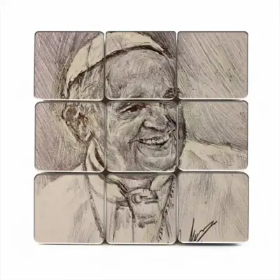 Pope Francis Portrait Magic Cube