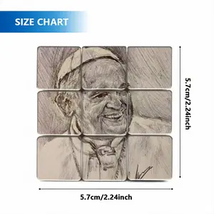 Pope Francis Portrait Magic Cube