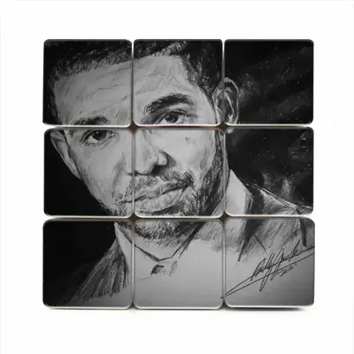 Aubrey Drake Graham Portrait Magic Cube