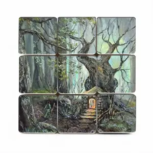 Elf House In A Fantasy Forest Magic Cube