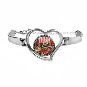 The Question Of Identity Heart Shaped Bracelet