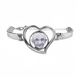 Ghandi An Example Of Generosity And Goodness Heart Shaped Bracelet