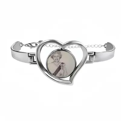 Queen Elizabeth Ii Heart Shaped Bracelet