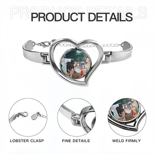 Culture Of Life Heart Shaped Bracelet