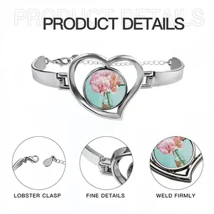 Last Peony Heart Shaped Bracelet