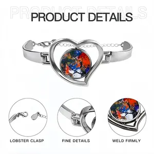 Unity In Diversity Heart Shaped Bracelet