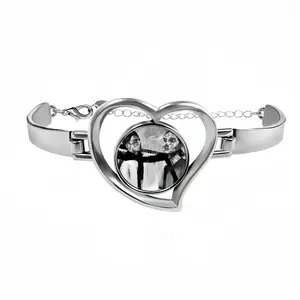 Between Us No Vii Heart Shaped Bracelet