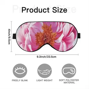 Coral Charm Peony Sleep Eye Mask