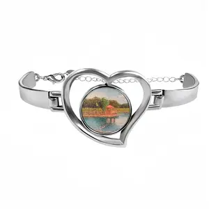 Gazebo On The Lake Heart Shaped Bracelet