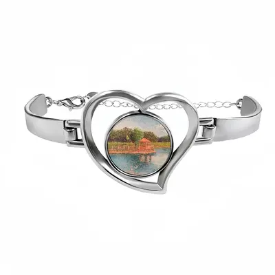 Gazebo On The Lake Heart Shaped Bracelet