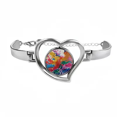 To The Stars Through Difficulties Heart Shaped Bracelet