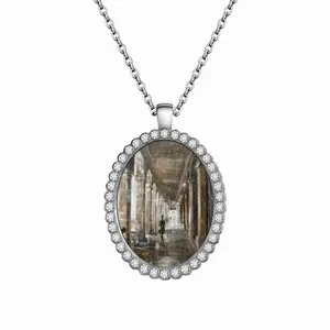 Rue Castiglione Oval Pendant Necklace