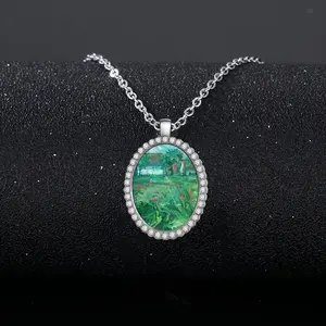 Weidenthal Oval Pendant Necklace