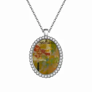 Celebrate Ii Oval Pendant Necklace