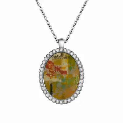 Celebrate Ii Oval Pendant Necklace