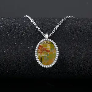 Celebrate Ii Oval Pendant Necklace