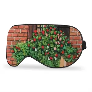 Brownstone With Flower Box New York City Sleep Eye Mask