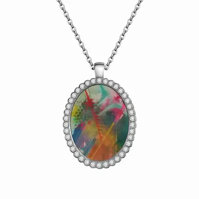 #69-2021 Oval Pendant Necklace