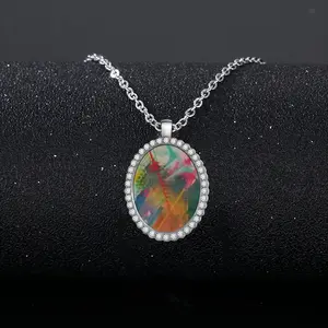 #69-2021 Oval Pendant Necklace