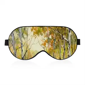 Birch Tree Forest Trail Sleep Eye Mask