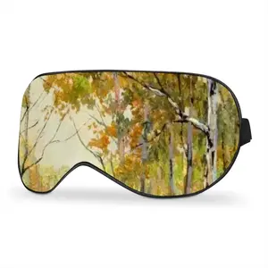 Birch Tree Forest Trail Sleep Eye Mask