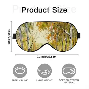 Birch Tree Forest Trail Sleep Eye Mask