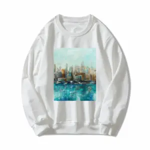 Women Windy Skyline Crew Neck Sweatshirt