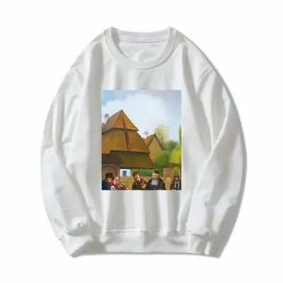 Women Klezmers In Shtetl Crew Neck Sweatshirt