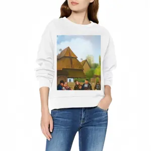 Women Klezmers In Shtetl Crew Neck Sweatshirt