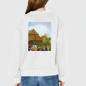 Women Klezmers In Shtetl Crew Neck Sweatshirt