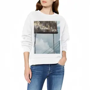 Women Rising And Falling Crew Neck Sweatshirt