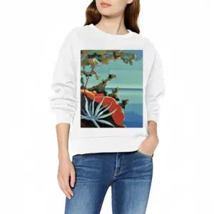 Women On The French Riviera Near Frejus Crew Neck Sweatshirt