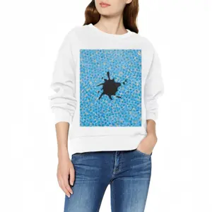 Women Romantic Spot Crew Neck Sweatshirt