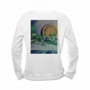 Women About The Time Crew Neck Sweatshirt