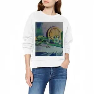 Women About The Time Crew Neck Sweatshirt